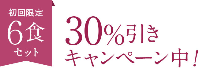 30%引きキャンペーン中！