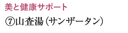⑦山査湯(サンザータン)